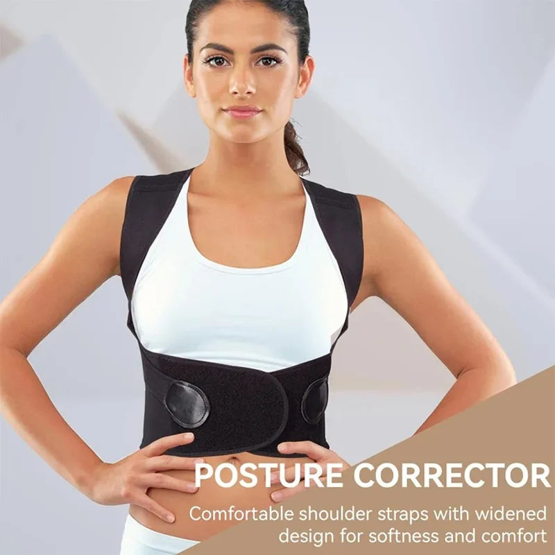 Adjustable Back Posture Corrector Support Brace - 4