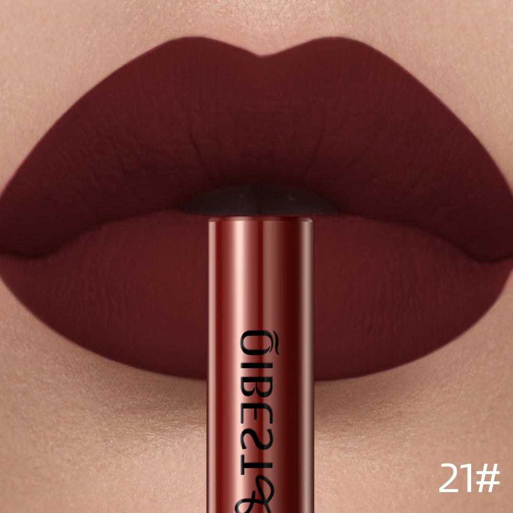 Long-Lasting Waterproof Velvet Matte Liquid Lipstick - 38