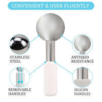 Stainless Steel Cooling Ice Globes for Facial Puffiness