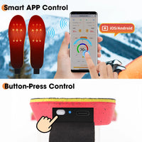 App-Controlled Rechargeable Heated Insoles for Winter