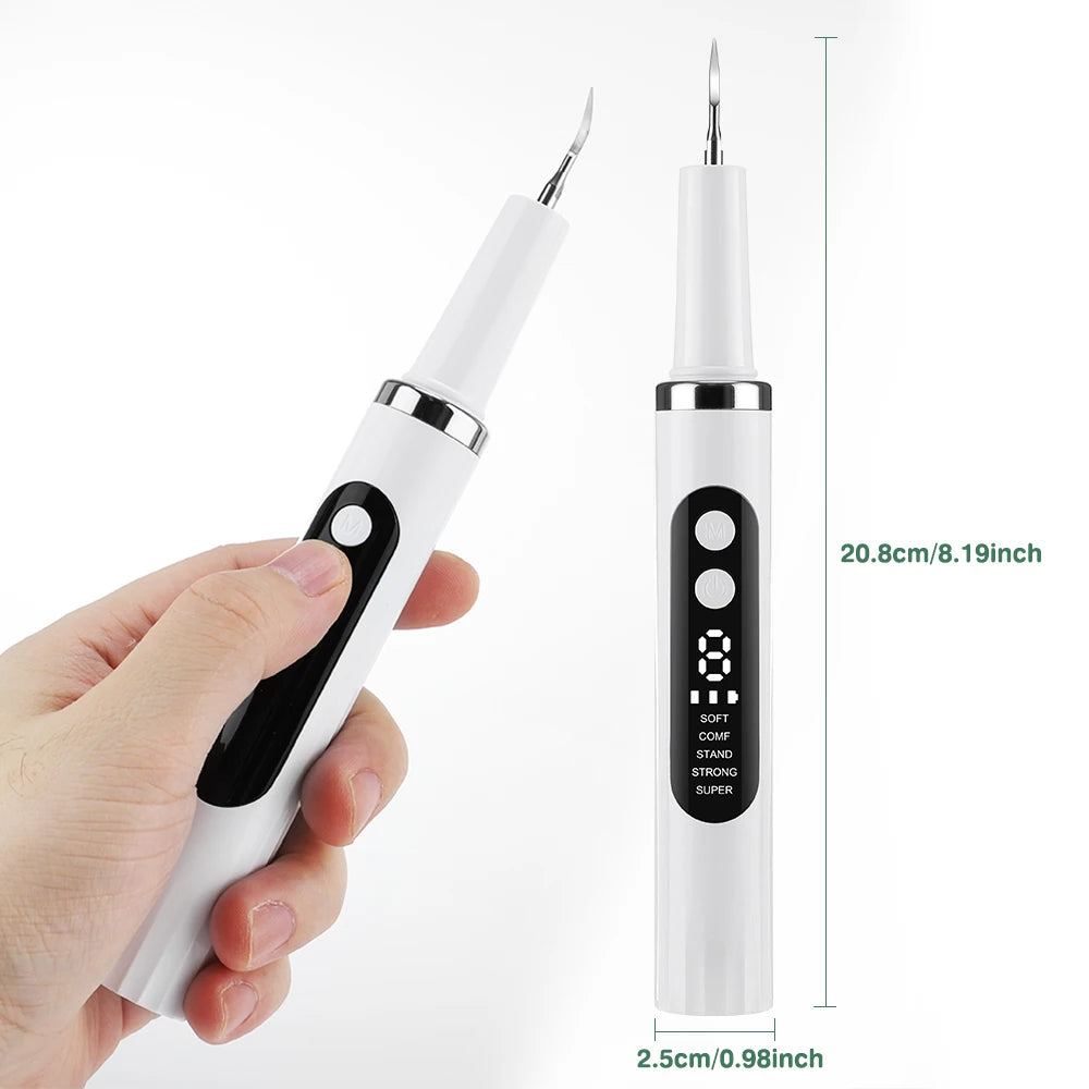 Ultrasonic Electric Teeth Tartar and Plaque Remover - 15