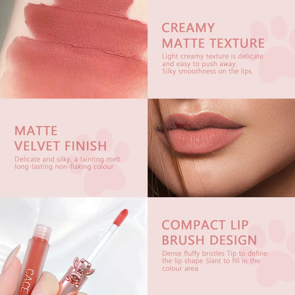 Matte Velvet Liquid Lipstick Set - 3