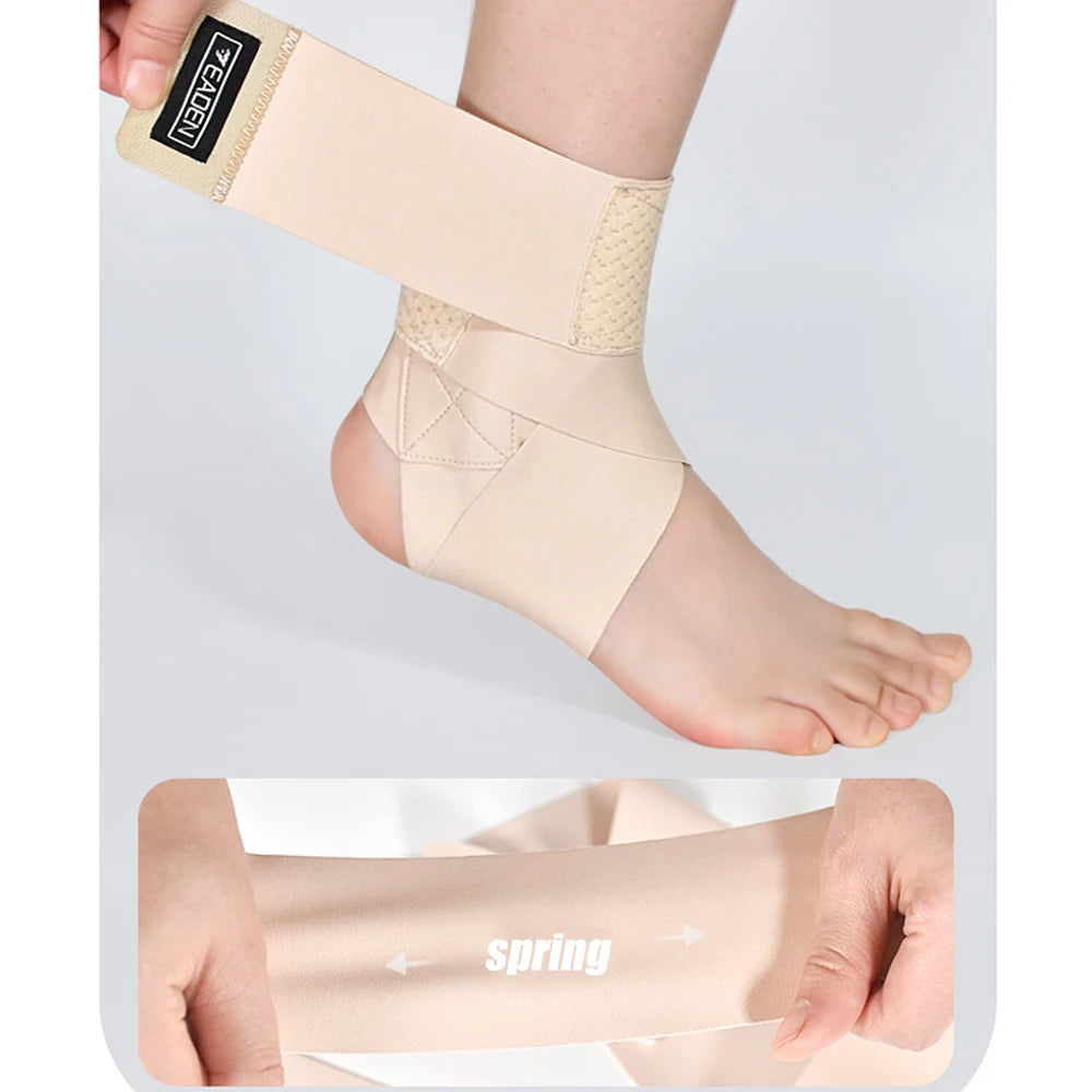 Adjustable Ankle Support Wrap for Pain Relief and Stability - 1