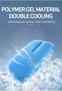 Ergonomic Honeycomb Cooling Gel Seat Cushion for Pain Relief