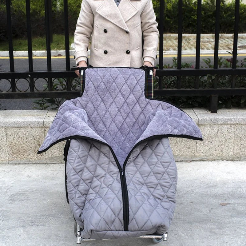 Insulated Wheelchair Blanket for Winter Protection - 3