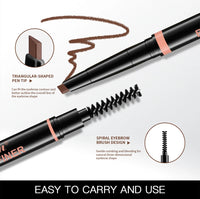 Waterproof 2-in-1 Triangle Tip Eyebrow Pencil