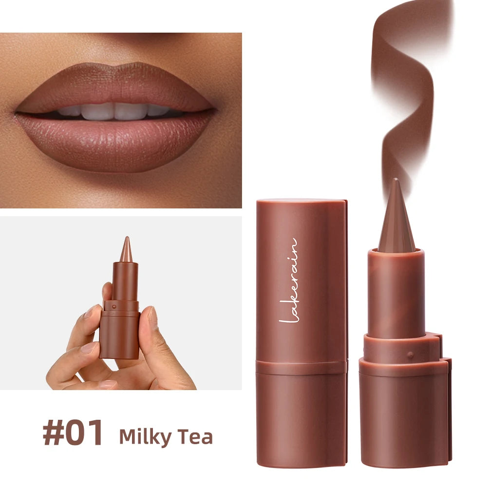 2-in-1 Waterproof Matte Lip Liner and Lipstick Crayon - 39