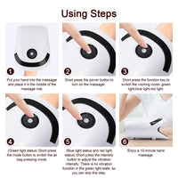 Electric Air Compression Hand Massager with Heat Therapy
