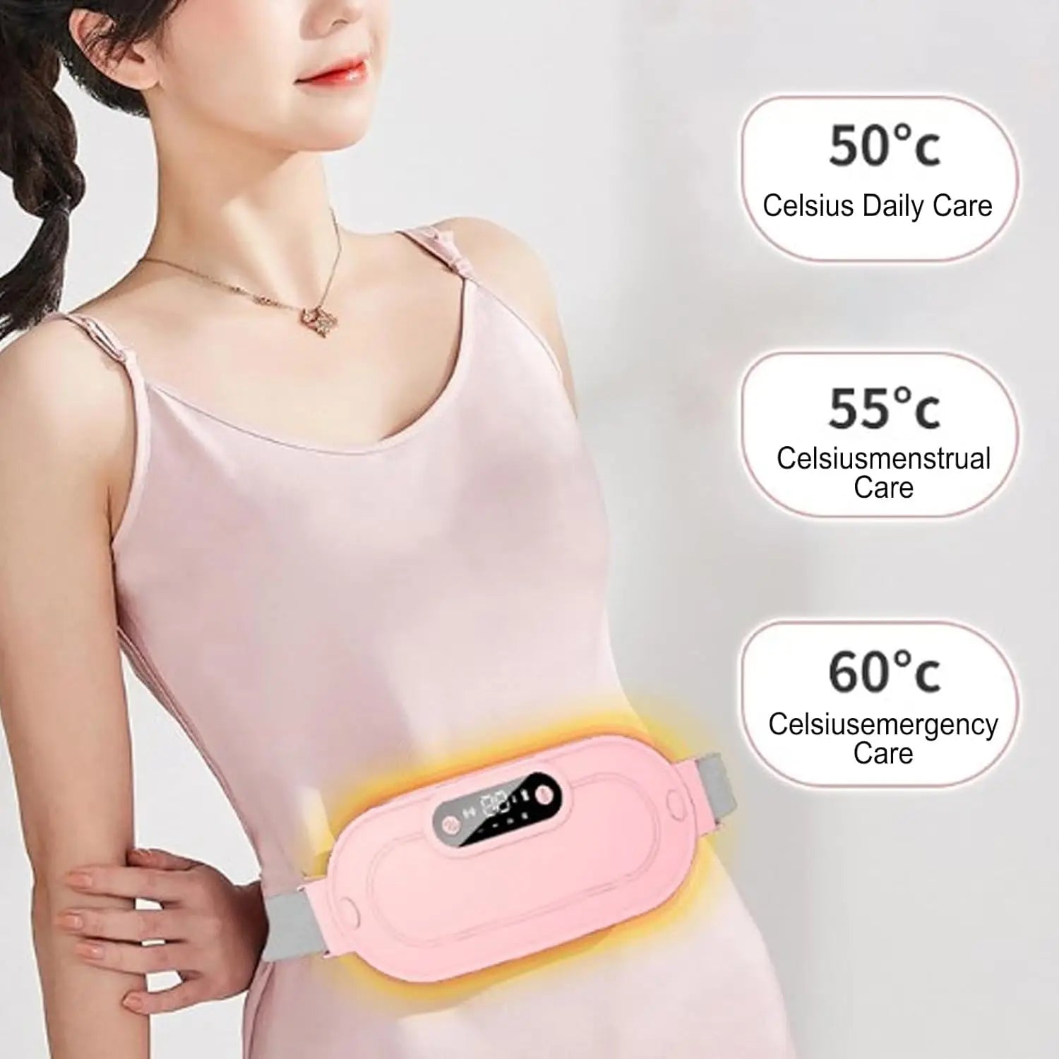 Portable Cordless Heating Pad for Period Cramp Relief - 3