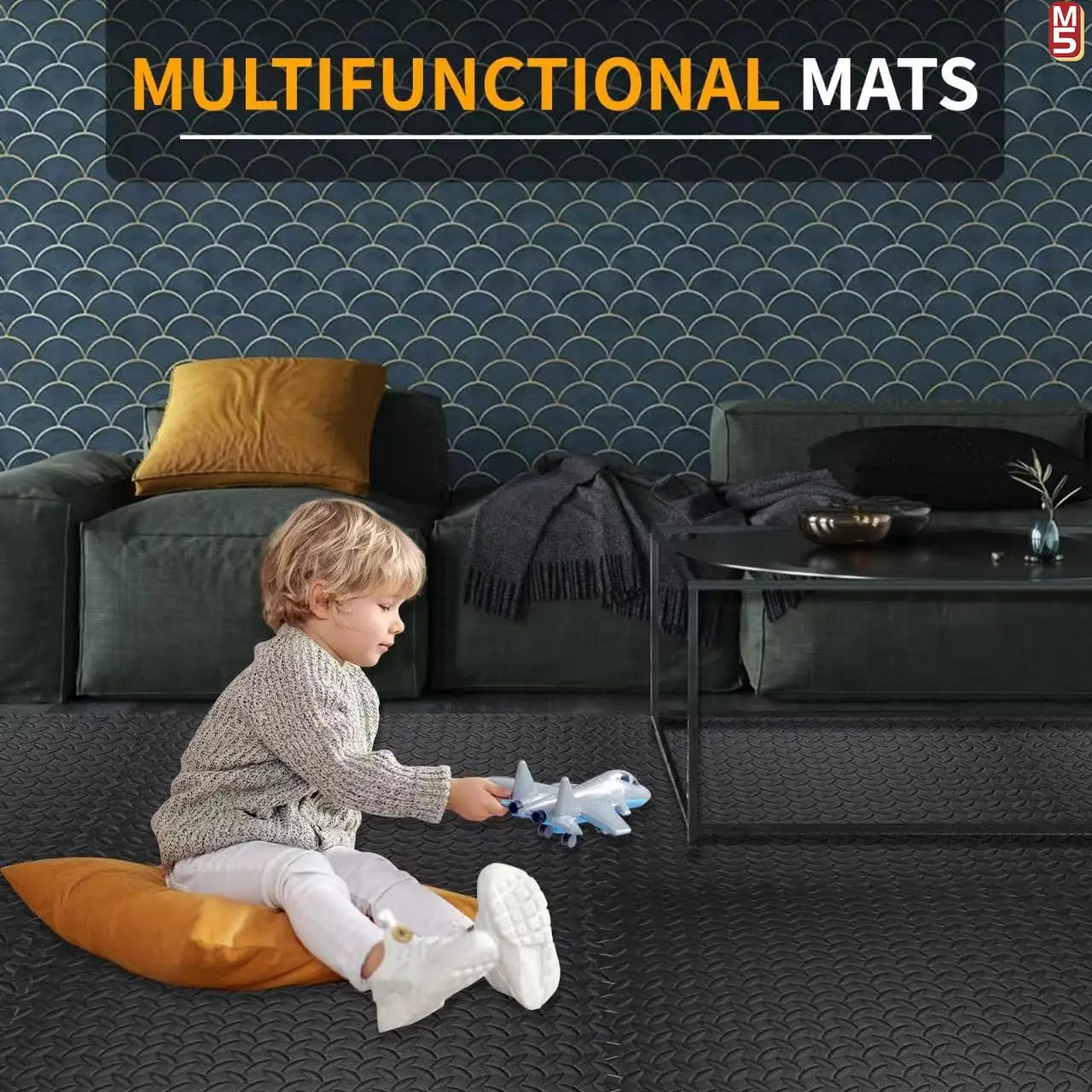 Interlocking EVA Foam Floor Tiles for Home Gym - 12