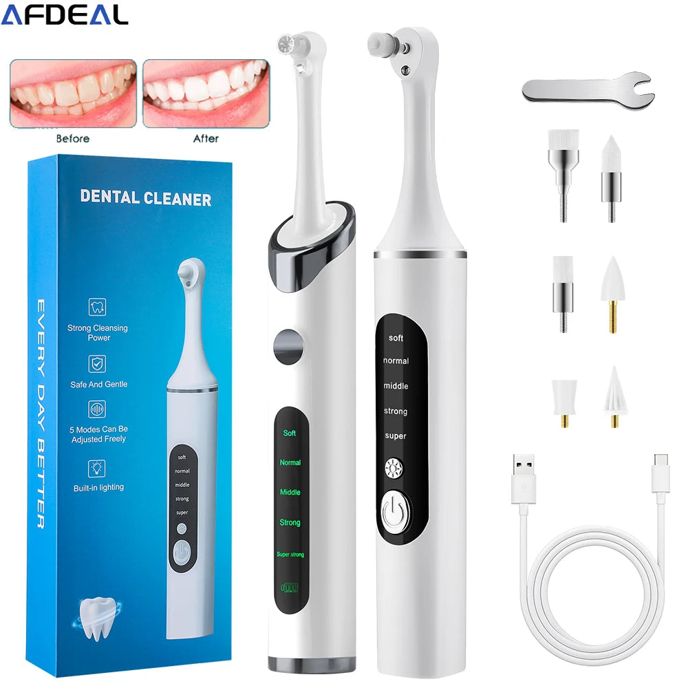 Electric Dental Tartar Remover & Teeth Polisher Kit