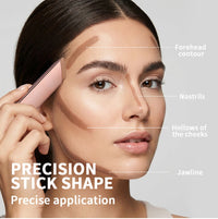 Cream Bronzer Stick for Seamless Face Contouring and Sculpting