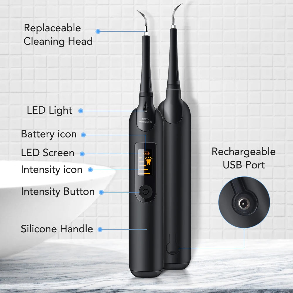Electric Ultrasonic Teeth Cleaner and Tartar Remover - 2