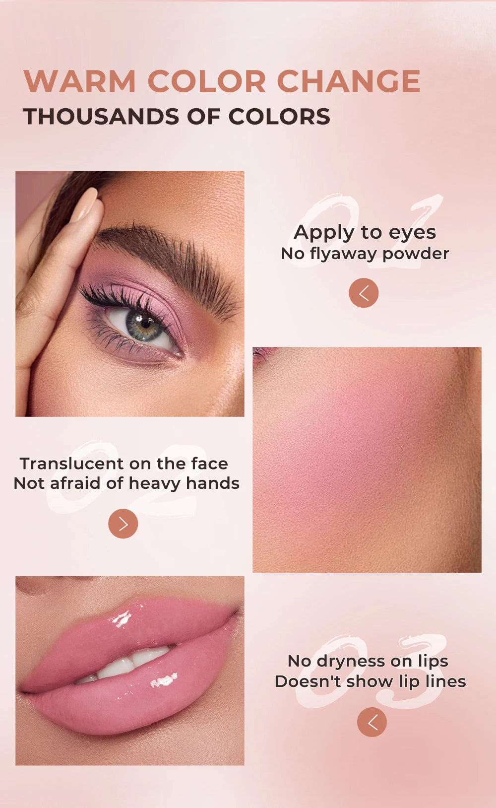 Color-Changing Multi-Use Lip and Cheek Tint Balm - 9