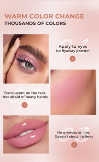 Color-Changing Multi-Use Lip and Cheek Tint Balm