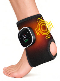 Wireless Heated Ankle Massage Brace for Joint Pain Relief