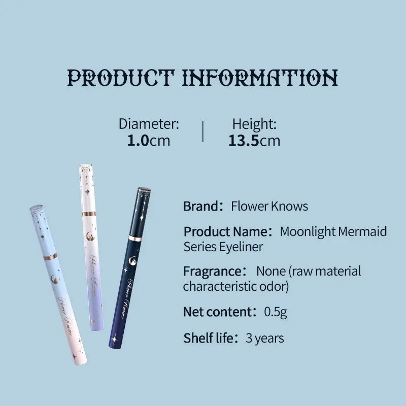 Waterproof Smudge-Proof Liquid Eyeliner Pen - 12
