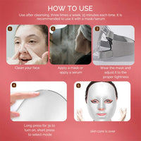 7-Color LED Photon Therapy Facial Mask