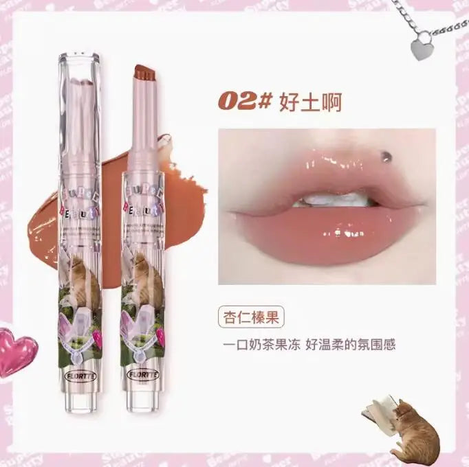 Hydrating Vegan Tinted Lip Balm for Long-Lasting Moisture - 32