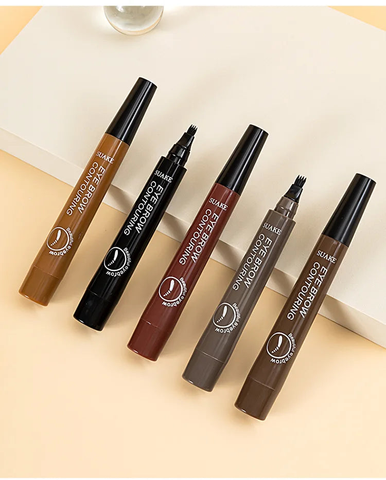 Waterproof 4-Tip Natural Microblading Eyebrow Pen - 5