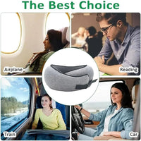 Ergonomic Memory Foam Travel Neck Pillow