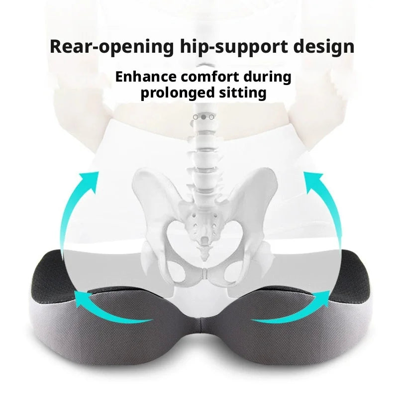 Ergonomic Memory Foam Seat Cushion for Tailbone Pain - 2
