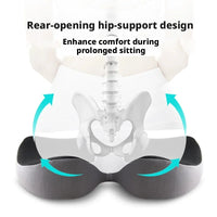 Ergonomic Memory Foam Seat Cushion for Tailbone Pain