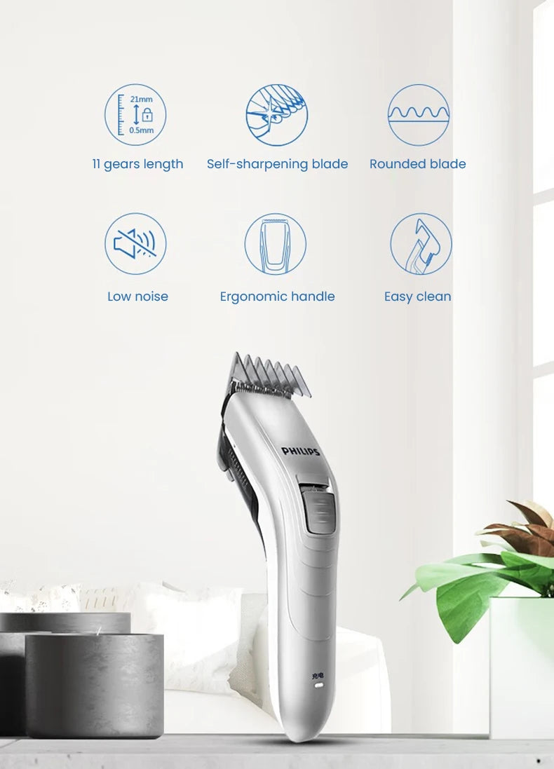 Adjustable Electric Hair Clipper for Precision Home Grooming - 7