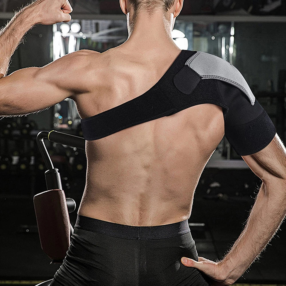 Adjustable Shoulder Support Brace for Pain Relief - 4