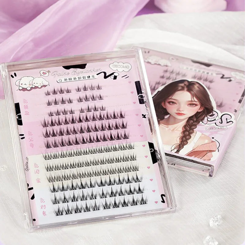 No-Glue DIY Cluster False Eyelashes Book - 6