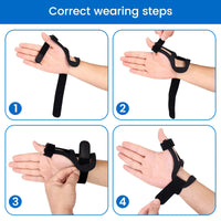 Adjustable Waterproof Silicone Thumb Splint for Pain Relief