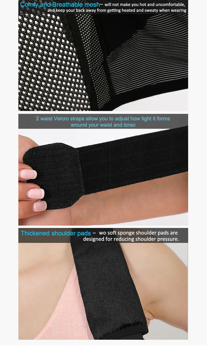 Adjustable Upper Spine Support and Posture Corrector - 13