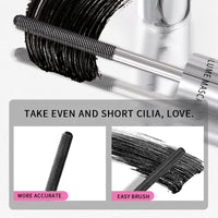 Volumizing Waterproof Steel Tube Mascara for Long-Lasting Lashes