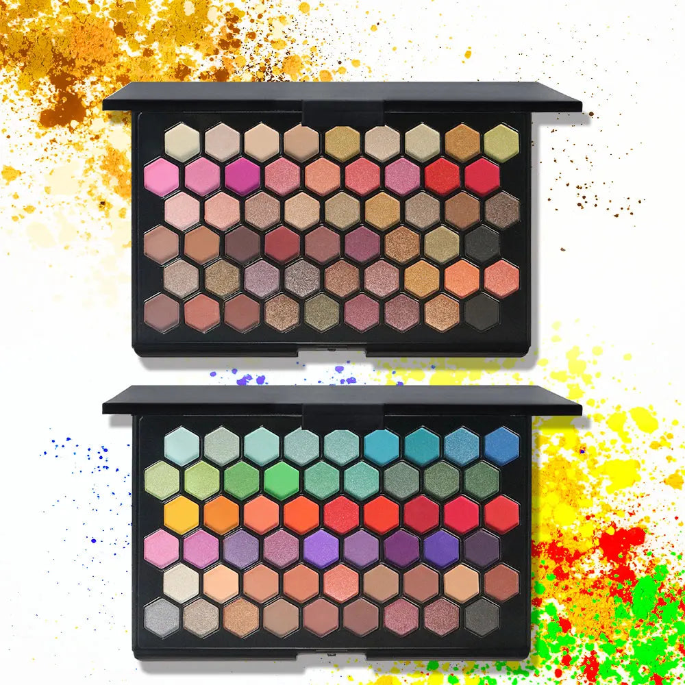 54-Color Professional Eyeshadow Palette for Every Occasion - 1