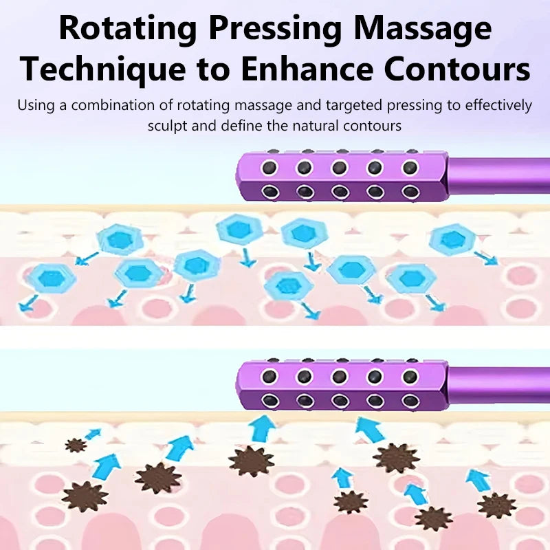 Germanium Facial Massage Roller for Skin Tightening - 10