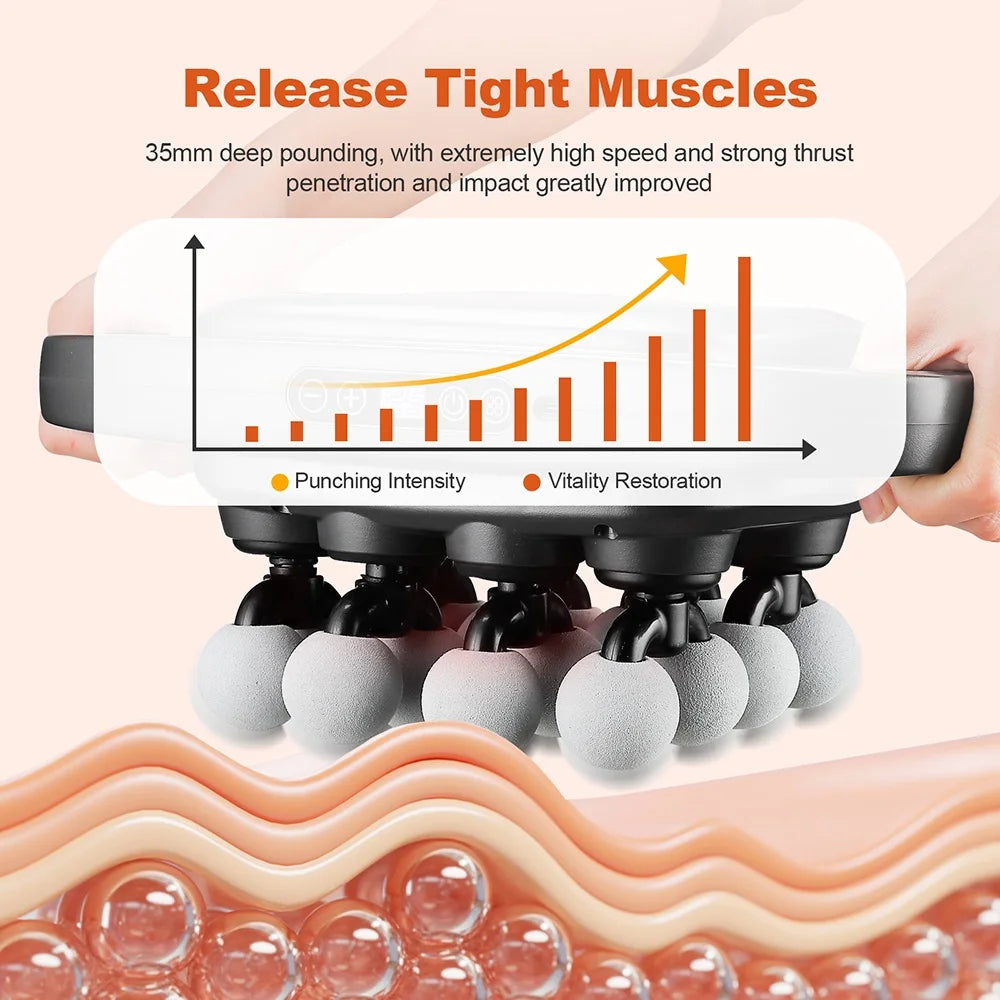 16-Head Full Body Muscle Recovery Massage Gun - 28
