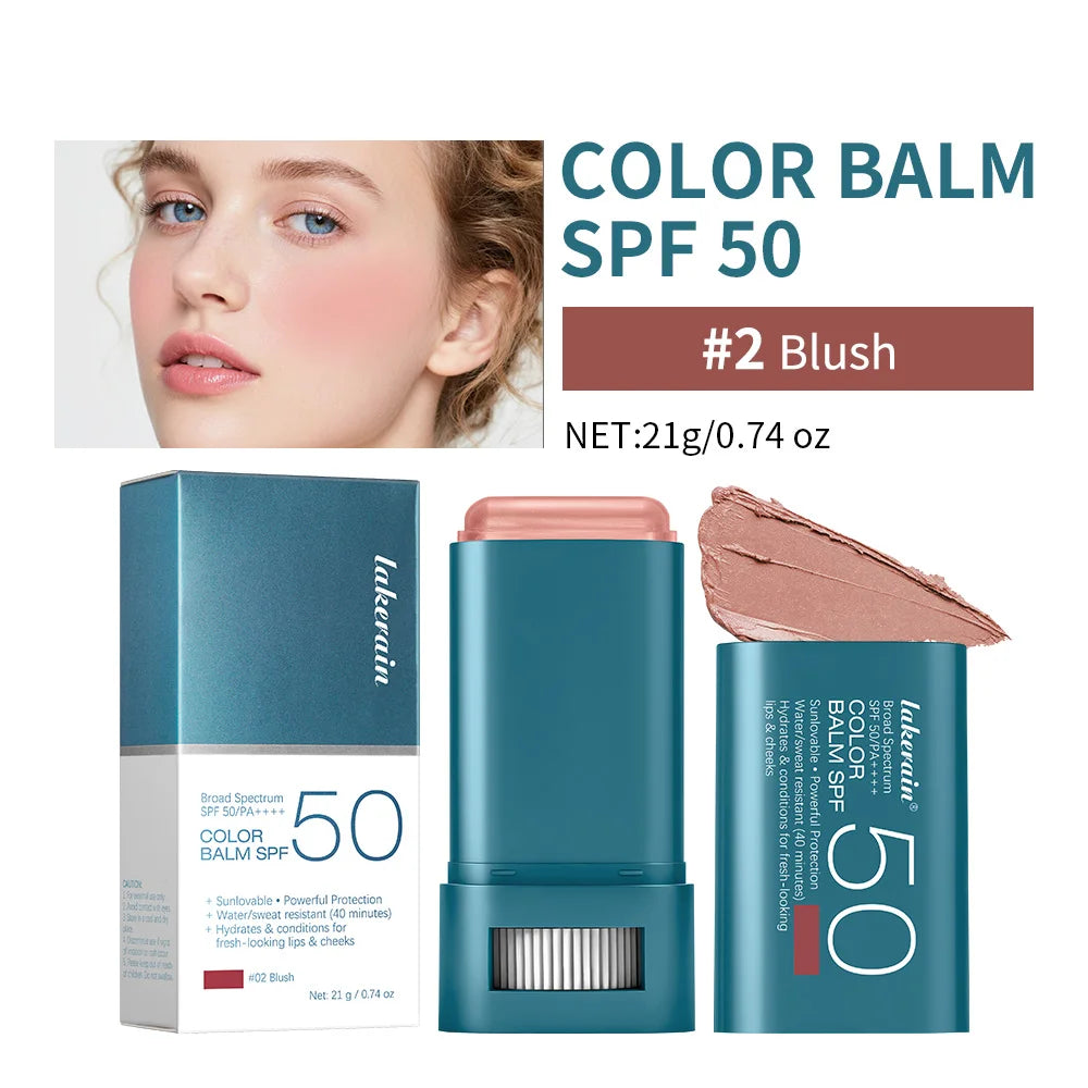SPF 50 Hydrating Tinted Blush Balm Stick - 24