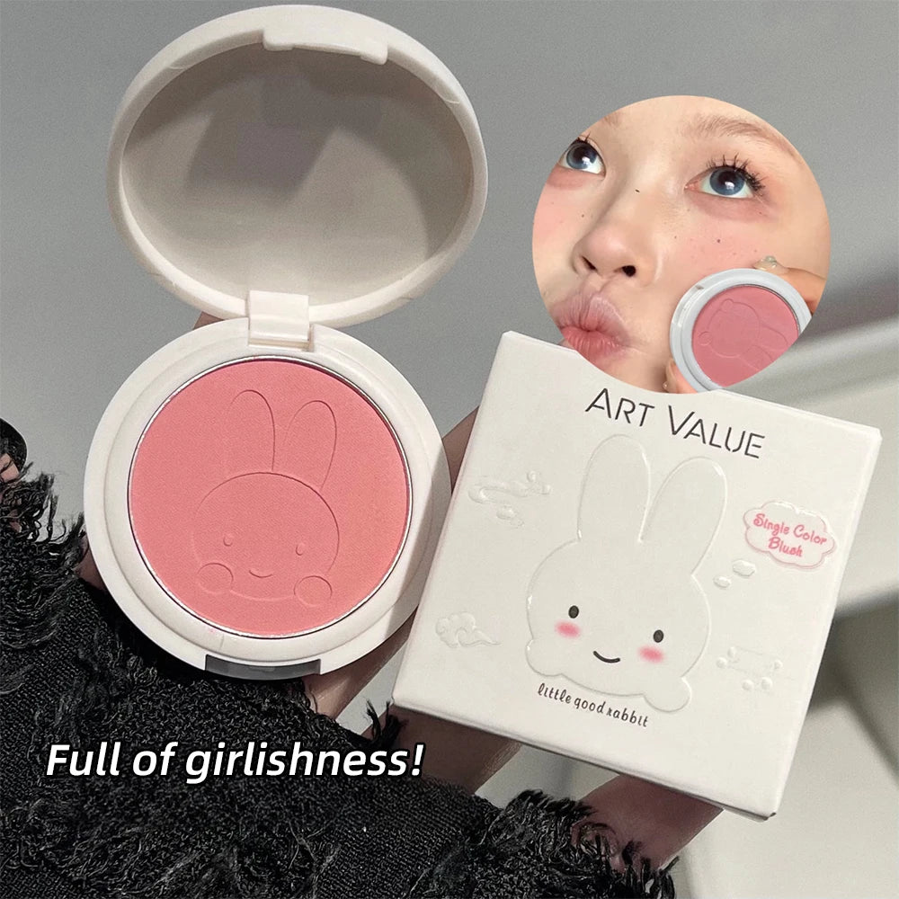 Matte Bunny Blush Palette for Natural Cheek Color - 6