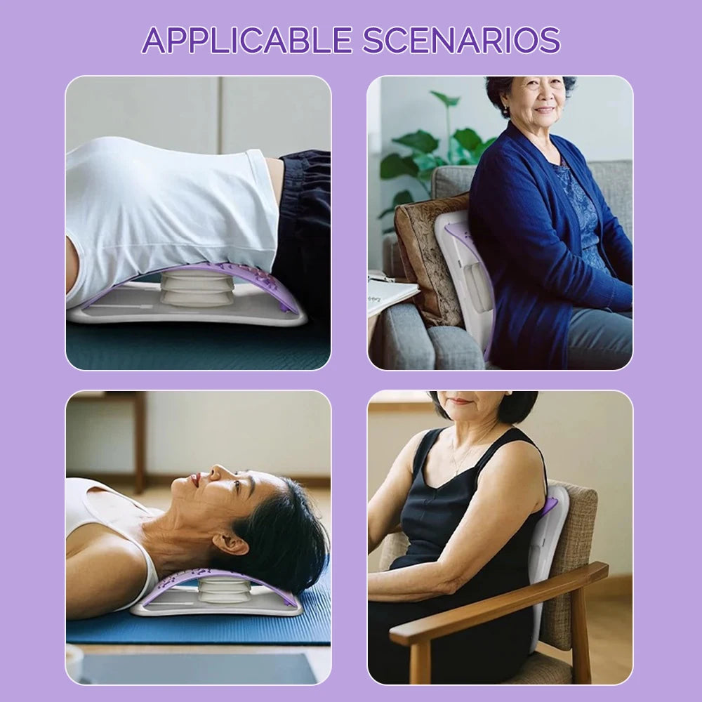 Adjustable Airbag Back Stretcher and Lumbar Support - 5