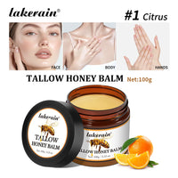 Moisturizing Beef Tallow Honey Balm for Dry Skin