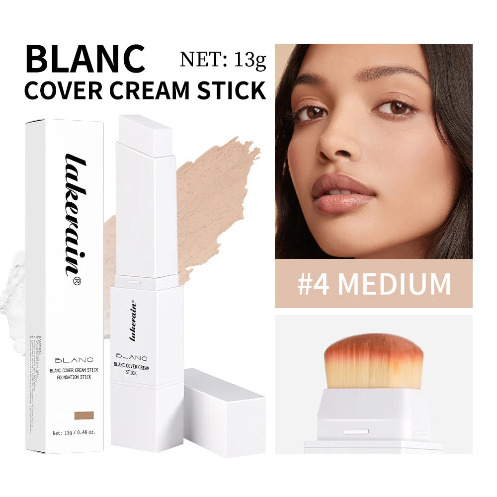 Full Coverage Cream Foundation Stick with Built-in Brush - 27