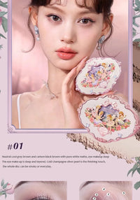 6-Color Swan Ballet Eyeshadow Palette