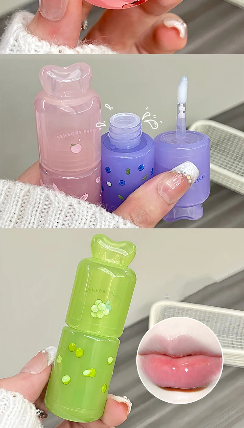 Hydrating Fruit Lip Mask and Oil Set for Soft Lips - 17