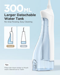 Portable Cordless Water Flosser for Teeth and Gums