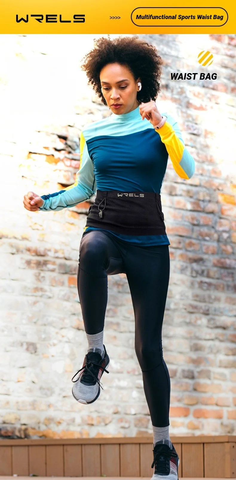 Elastic Running Waist Belt for Phones and Accessories - 7