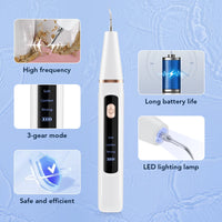 Electric Ultrasonic Teeth Tartar and Plaque Remover