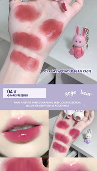 Hydrating Bunny Keychain Glossy Lip Lacquer