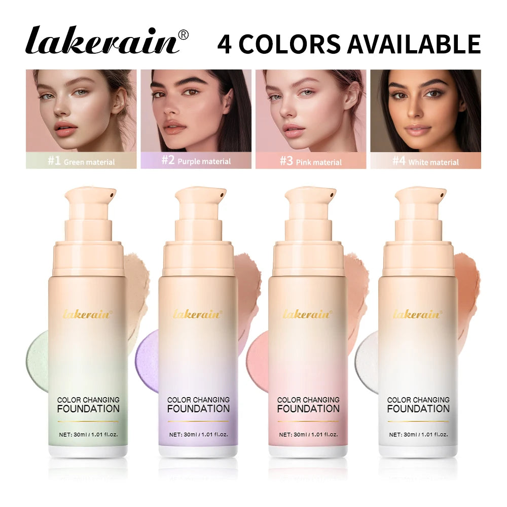 Color-Changing Liquid Foundation for Flawless Radiant Skin - 1
