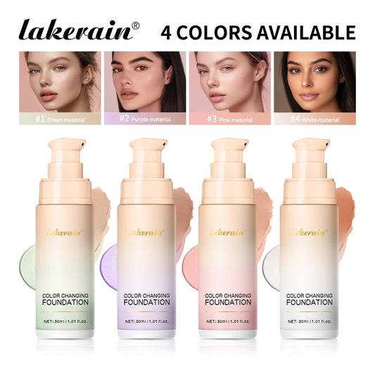 Color-Changing Liquid Foundation for Flawless Radiant Skin