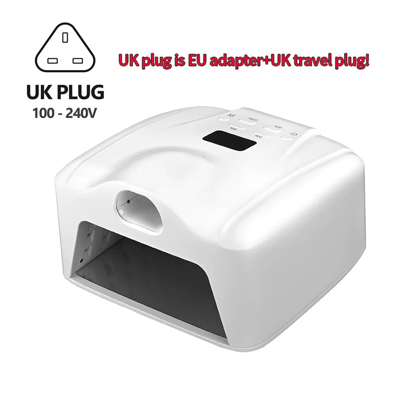 Dual-Mode Professional Gel Nail Dryer with Auto Sensor - 25